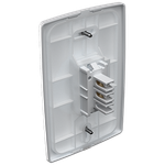 1 Interruptor Simples 10A/250Vca Engate Convencional com placa Vertical Petra (81001V)