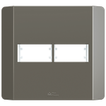 Placa 4X4 para 2 Módulos Distanciados Prisma (83006)