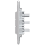 3 Interruptores Simples 10A/250Vca Engate Convencional com placa Petra (81014)