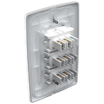 3 Interruptores Simples 10A/250Vca Engate Convencional com placa Petra (81014)