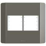 Placa 4X4 para 4 Módulos Prisma (83007)