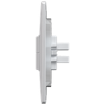 1 Interruptor Bipolar Simples 10A/250Vca Engate Convencional com placa Petra (81018)