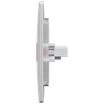 Tomada 2P+T Vermelho 20A, 250Vca Engate Convencional com placa Horizontal Petra (39257)