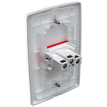 Tomada 2P+T Vermelho 20A, 250Vca Engate Convencional com placa Horizontal Petra (39257)