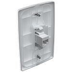 Prolongador Fêmea x Fêmea RJ45 Cat6 com placa Vertical Petra (40907V)