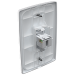 Tomada RJ45 Cat6 com placa Vertical Petra (40911V)