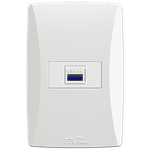 Conector USB 3.0 Fêmea x Fêmea com placa Horizontal Petra (40914H)