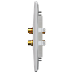 4 Módulos com Conector Coaxial A+V com placa 4X4 Petra (81062)
