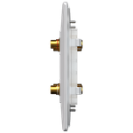 4 Módulos Distanciados com Conector Coaxial A+V com placa 4X4 Petra (81063)
