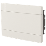 Caixa Vision de Embutir com Porta Branca para 12 Disjuntores DIN ou 8 Disjuntores NEMA e com 2 Barramentos de Neutro ou Terra (VD12PD)