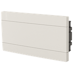 Caixa Vision de Embutir com Porta Branca para 18 Disjuntores DIN ou 12 Disjuntores NEMA e com 2 Barramentos de Neutro ou Terra (VD18PD)