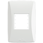Placa 4X2 para 2 Módulos Petra (82002)
