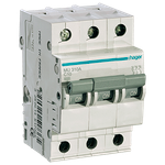 MU310A - Disjuntor IEC, 3 Polos, 10A, Curva C, 6kA (A90257)