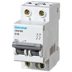 JW210E - Disjuntor Bipolar (2 Polos) IEC, 10A, Curva C, 3kA (E89130)