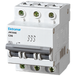 JW306E - Disjuntor IEC, 3 Polos, 6A, Curva C, 3kA (E89139)