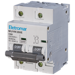 MUVW280E - Disjuntor IEC, 2 Polos, 80A, Curva C, 10kA (E89916)