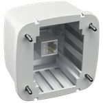 Conjunto Sobrepor Modular 1 Tomada RJ45 Cat5e Sobrepor Petra (41204)