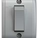 Interruptor Externo Simples 10A/250Vca Cinza (30005)