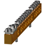 Barramento Neutro e/ou Terra 1x25mm² + 7x16mm² + 7x10mm²