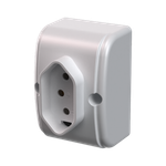 Tomada Externa 2P+T 10A/ 250Vca Branco (39189)