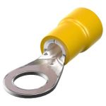Terminal Anel Isolado 4,0-6,0mm² M8 Amarelo - Saco com 100 Unidades (93073)