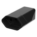 Prolongador Fêmea 2P+T 20A, 250Vca Preto (39069)
