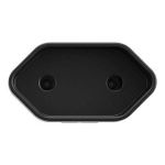 Prolongador Fêmea 2P 10A/250Vca Preto (39054)
