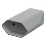 Prolongador Fêmea 2P 10A/250Vca Cinza (39008)