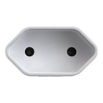 Prolongador Fêmea 2P 10A/250Vca Branco (39193)