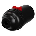 Soquete com Chave Preto - 4A/250Vca (30151)