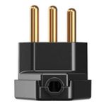 Plugue Forte 90º 2P+T 20A, 250Vca Preto (39065)