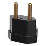 Plugue Triangular 90º 2P 10A/250Vca Preto (39050)