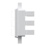 2 Interruptores Simples + 1 Interruptor Paralelo 10A/250Vca sem placa Sobrepor Milleniun (60007)