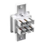 1 Interruptor Simples + 1 Interruptor Paralelo 10A/250Vca sem placa Sobrepor Milleniun (60004)