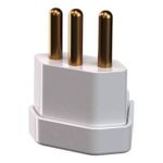 Plugue Forte 90º 2P+T 20A, 250Vca Branco (39183)