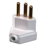 Plugue Forte 90º 2P+T 20A, 250Vca Branco (39183)