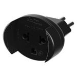 Adaptador Universal 2P+T para Tomada NBR 14136 10A/250Vca Preto (39170)
