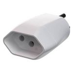 Adaptador Reverso 2P+T 15A/250Vca Branco (39201)