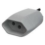 Adaptador Reverso 2P+T 15A/250Vca Cinza (39200)
