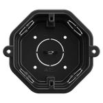 Caixa de Passagem Elétrica 3X3 Octogonal Preta (73026)