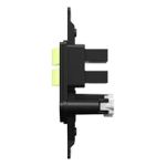 2 Interruptores Paralelos + 1 Tomada 2P+T 10A/250Vca sem placa Preto Clássica (39128)