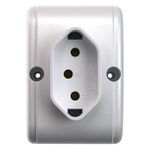 Tomada Externa 2P+T 20A/ 250Vca Branco (39190)