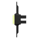 1 Interruptor Bipolar Paralelo 10A/250Vca sem placa Preto Clássica (10023)