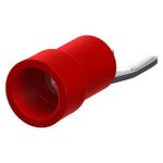 Terminal Garfo Isolado 0,5-1,5mm² M4 Vermelho - Saco com 100 Unidades (93074)