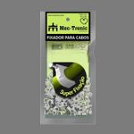 Fixador para Cabo Coaxial 6mm Branco com Prego de Aço Saquinho 100 Peças (93008)