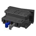 Módulo Interruptor Simples 10A/250Vca Engate Rápido Preto Brilho (85001)