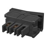 Módulo Pulsador Campainha 10A/250Vca Engate Rápido Preto Brilho (85003)