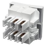 Módulo Interruptor Intermediário 10A/250Vca Engate Convencional Branco Brilho (80005)