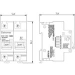 MUVW280E - Disjuntor IEC, 2 Polos, 80A, Curva C, 10kA (E89916)