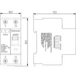 JD225P - Interruptor Diferencial Bipolar, 2P, Classe AC, 25A, 30mA (E89560)